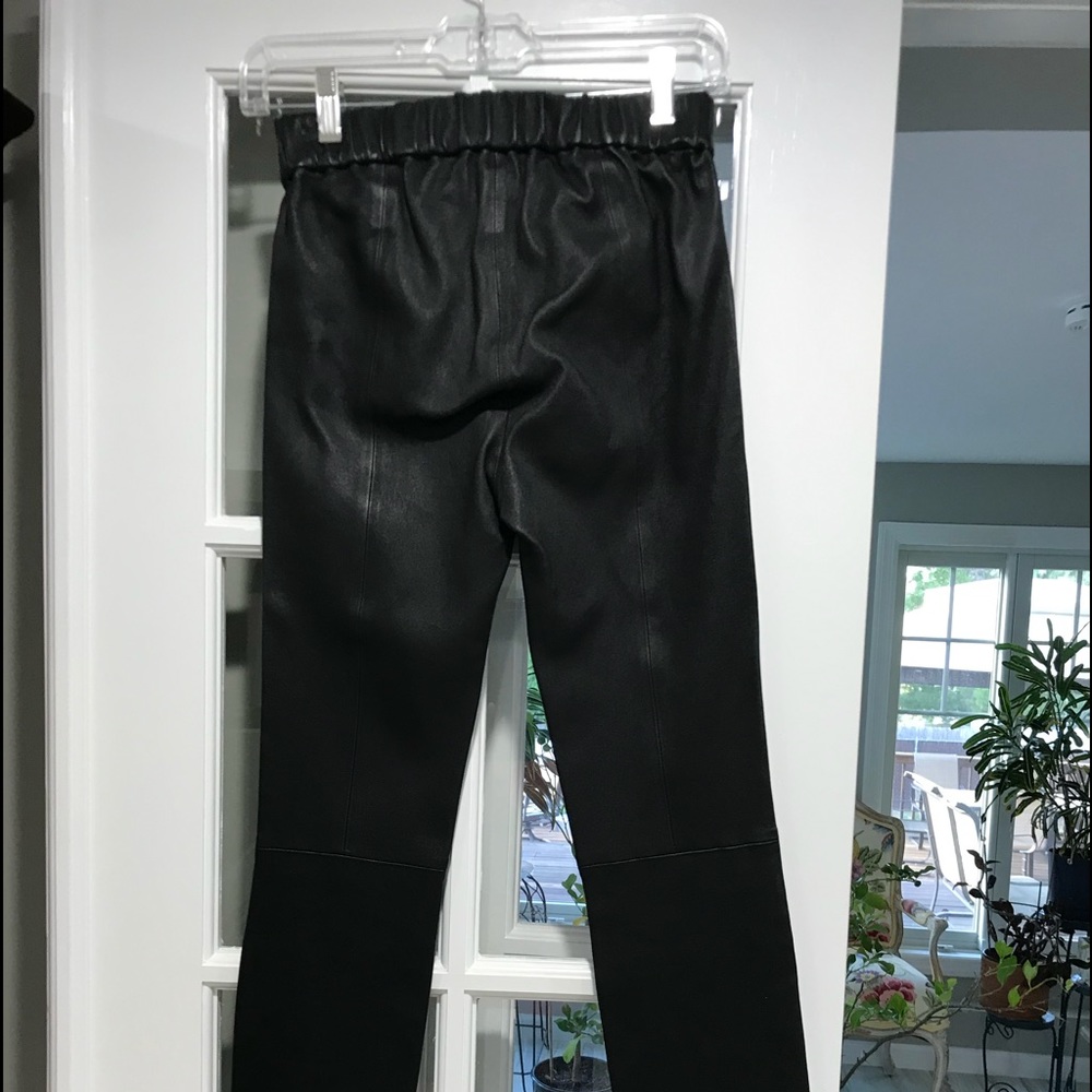 J Crew Collection Leather leggings/pants sz 4P